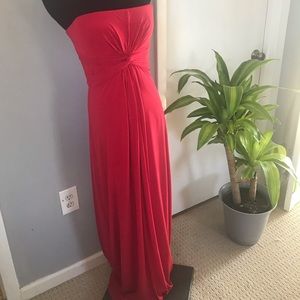 BCBG Max Azria Rio Red gown